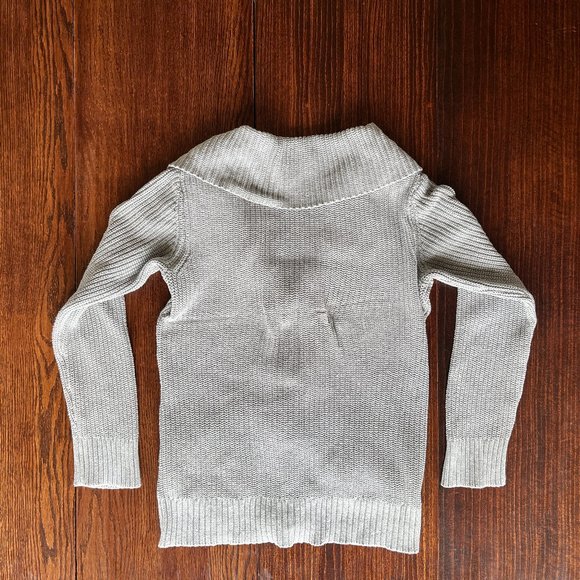 Chaps Fold-Over Collar Cardigan - Picture 2 of 4